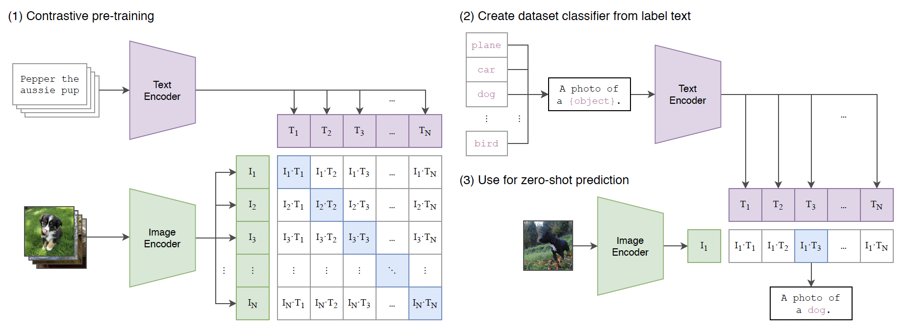 Summary of the CLIP model approach